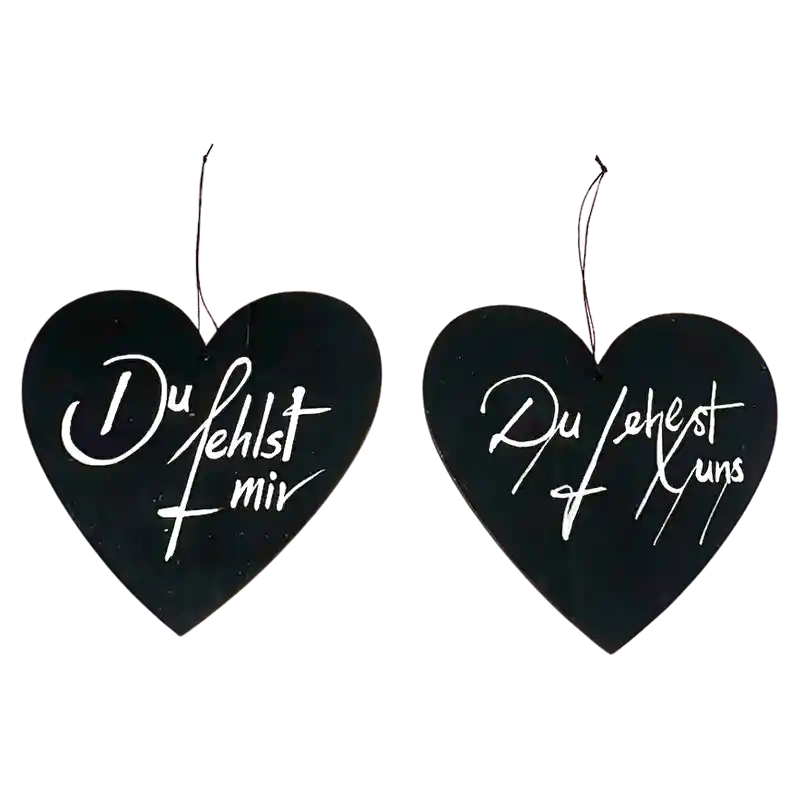 Hänger Herz "Du fehlst mir/Du fehlst uns"-224369