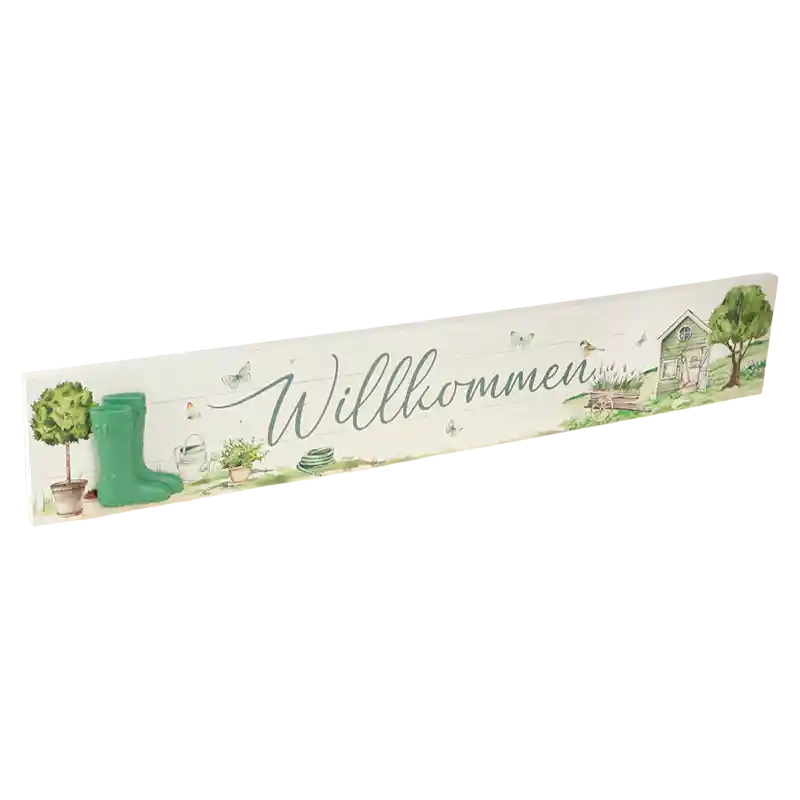 Hänger Schild Willkommen