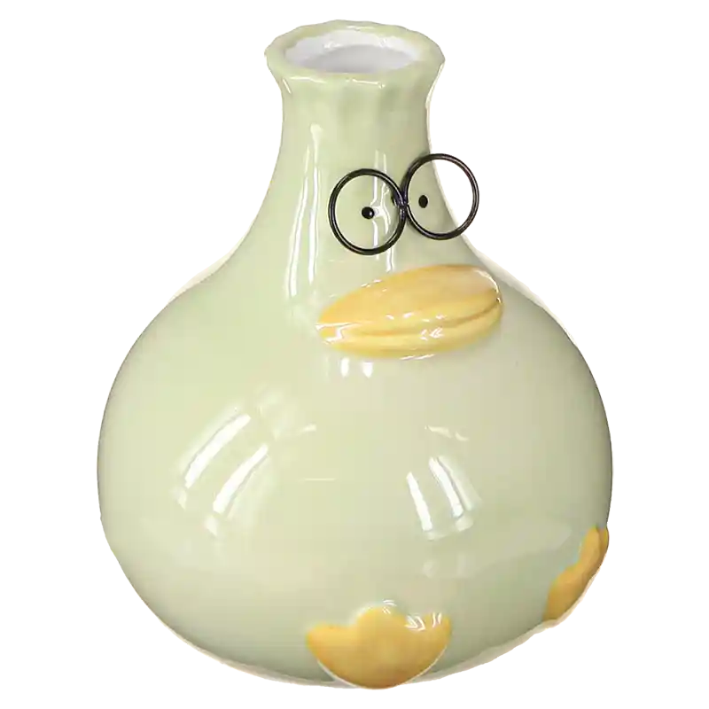 Blumenvase Ente