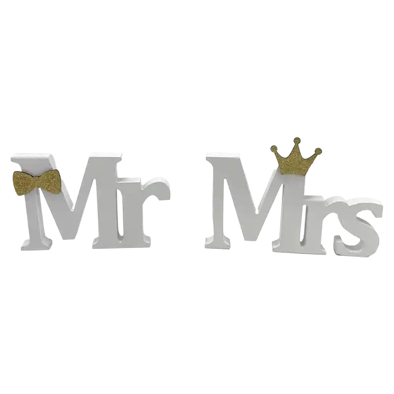 Schrift "Mr&Mrs"-867924